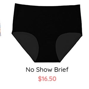 5 New With Tags XL Cheek Boss Black Brief Panties